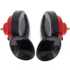 US Stock 2Pcs 12V 120dB Dual Tone Horn, Universal Snail Air Horn for Car Truck