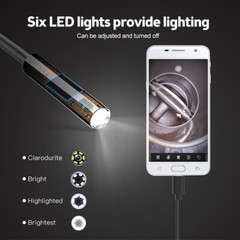 Endoscope Borescope w/ 6LED Mini Inspection USB Camera Scope For Android System