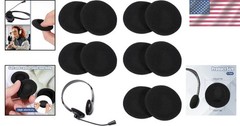 Lightweight 55mm Foam Ear Pads – 10 Piece Set for Enhanced Comfort in Headphones