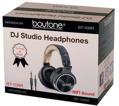 Boytone BT-10BR Wired Over Ear DJ Headphones, Studio Monitor , Stereo headphone