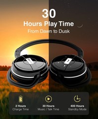BTH240 PRO Bluetooth Wireless Headphones (On-Ear, HiFi Stereo Music, 30 Hours…