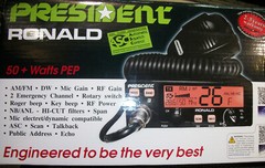 PRESIDENT RONALD SUPER MOD MORE POWER ONLY 4 WIRES ( RADIO NOT INCLUDED)
