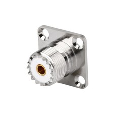 2 X UHF Female SO239 Panel Chassis Mount Connector (US Stock)