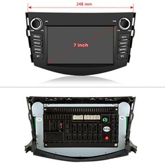 For 2006-2012 Toyota RAV4 Basic Apple Carplay Car Stereo Radio GPS Navigation