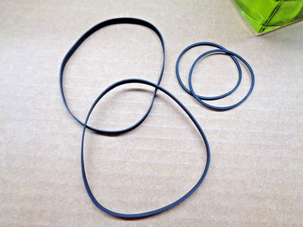 4 PCS BELT KIT FITS SONY TC-WE475 DOUBLE CASSETTE (LOT OF FOUR BELTS) NEW!