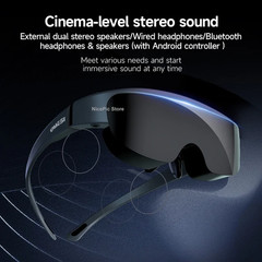 ENMESI V50 Smart Glasses AR Glasses 400 inch HD Giant Screen 3000Nits 50°FOV 79g