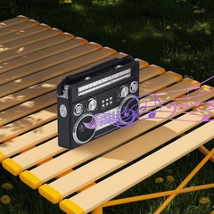 Portable Retro AM/FM/SW 3-Band Radio 4 Colors with Flashlight Bluetooth Boombox