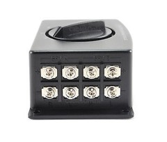 2 Way (1-in 2-out) Stereo Speaker Wire Screw-Type Switch Box, SB-SK02