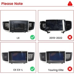 10.1” For 2016-2022 Honda Pilot Carplay Radio Stereo 4+64G Android13 Cam 5GWiFi