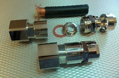 91836 UG-154/U RF Coax Cable Adapter Connector RG-17 RG-18 RG218/U LC Male