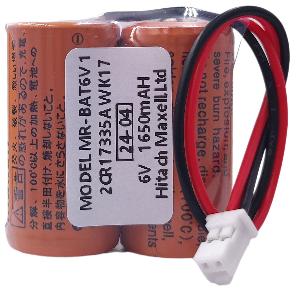 UK Stock For Mitsubishi MR-BAT6V1 2CR17335A WK17 6V 1650mAh battery with Plug