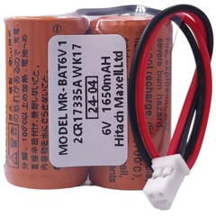UK Stock For Mitsubishi MR-BAT6V1 2CR17335A WK17 6V 1650mAh battery with Plug