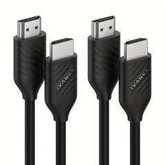 2Pack 4K 1080P 60Hz HDR HDMI2.0 Cable 18Gbps High Speed For MacBook Pro2021 Xbox