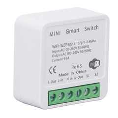 Mini Intelligent WiFi Breaker For Household Use White Premium
