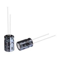 220uF 35V 8x12mm Electrolytic Capacitor, Aluminum Capacitors, 50Pcs