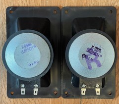 2 OEM horn tweeters from Klipsch Heresy II Signature Edition speakers K-76-K