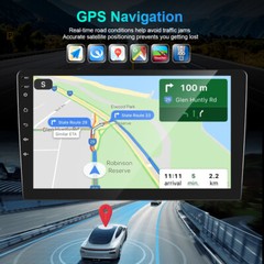10″ Android 15 Double 2Din Car Stereo CarPlay Auto Radio GPS Navi WiFi BT 2+64GB