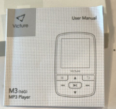 NEW Victure M3 Portable Bluetooth MP3 Player 16GB + 128GB Micro SD for running