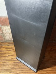 Vintage Laserline 25 VHS Tape Tower Storage Rack Black Plastic Video Movie Tower