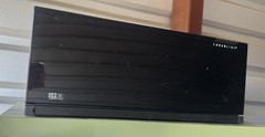 Laserline CD Storage 36 Compact Disc Case Holder Wall Mountable w/Drop Down Door