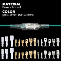 900/540X Assorted Insulated Crimp Spade Terminals Electrical Wire Connectors Kit