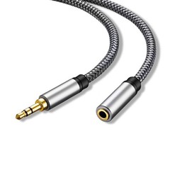 Audio Extension Cable 1.5Ft,Audio Auxiliary Stereo Extension Audio Cable 3.5m…