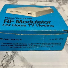 Vtg Archer RF Modulator 15-1273 Video/Computer Converter Open Box RARE!