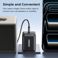 Bluetooth 6.0 LDAC Audio Adapter for TV Home Speakers, High-Resolution Wirele…