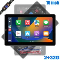 32G Rotatable Car Stereo Radio 2 DIN 10″ Android 13 Touch Screen GPS Wifi Navi