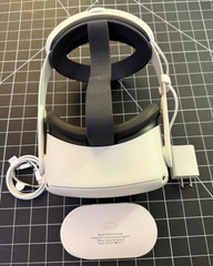 Excellent Working 128GB Meta Oculus Quest with OEM Meta ELITE Battery Strap