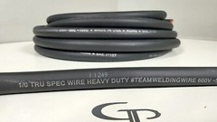 25 Feet 1/0 AWG Tru Spec TeamWeldingWire Copper Welding Battery cable Wire BLACK