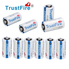 TrustFire CR123A 123A Lithium Battery CR17345 1400mAh 3.0V Camera Batteries Cell