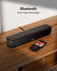 ULTIMEA 7.1ch Virtual Surround Sound Bar for TV w/ Subwoofer 4 Surround Speakers