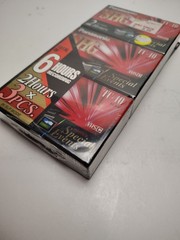 Panasonic VHS-C TC-40 SHG 2 Hours-New Sealed 3 Pack Lot 6 Hours 3 Tapes EXC