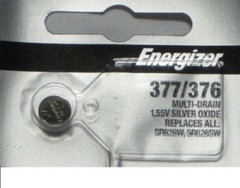 20 x FRESH Energizer 377 376 WATCH BATTERY SR626SW SR626W Silver Oxide Battery