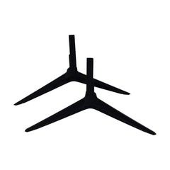 Used Original Vizio 7H04B00010100 /7H04B0000Z100 TV Stand Pair Legs Base