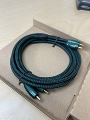 AudioQuest Evergreen 2M, 6 feet 6 inches RCA to RCA VGC