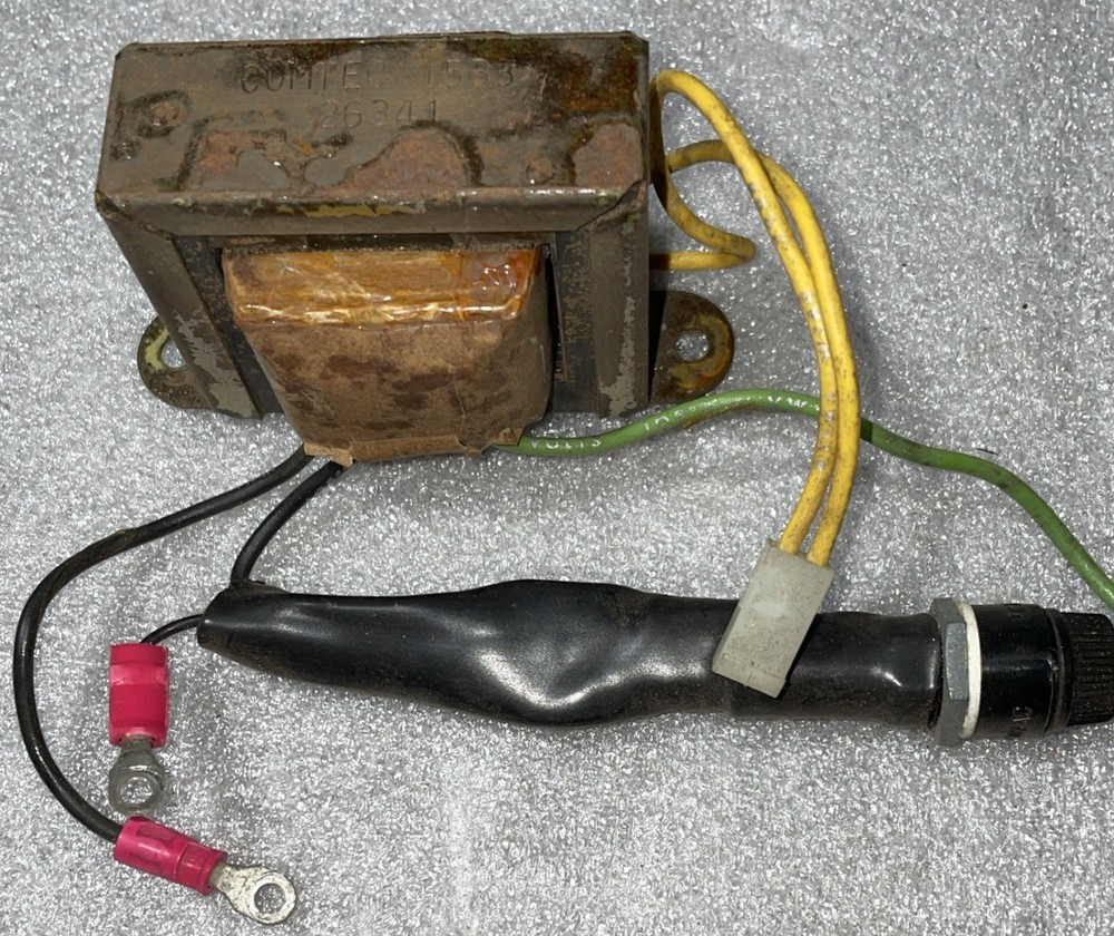 vintage transformer 20 Volts at 1.2 Amps. With Fuse