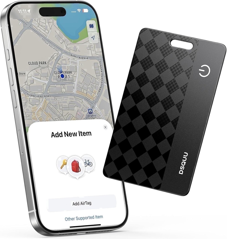 Wallet Tracker, MFi Certified for IOS, Ultra-Thin IP68 Anti-Loss Locator for iOS