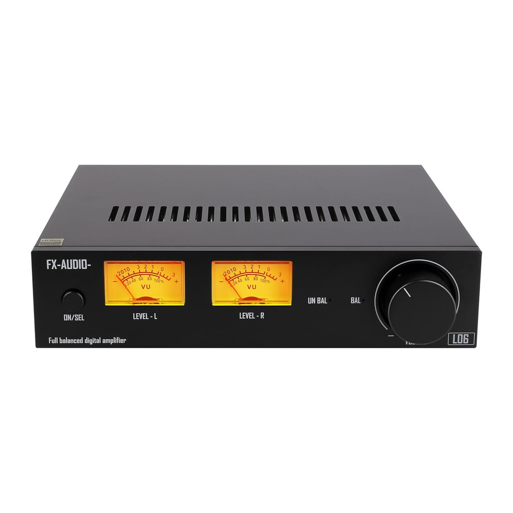 L06 Fully Balanced Power Amplifier with VU Meter – 500W + 500W Dual TPA3255 Hifi