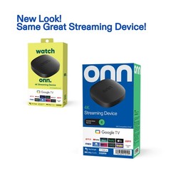 Onn 4K Streaming Device, Google TV -4k, HDR10+, Dolby Atmos (Brand New!!)