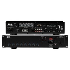 240W Commercial 70V Amplifier 5x Zones, Remote Control 3x XLR Mic Inputs PAM-245