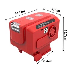 [promotion],Outdoor Camping Inverter, 220V AC USB Power Supply for 18V Battery