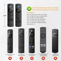 Remote Case for Fire TV Stick 2020 / Fire TV Stick 4K Anti Slip Silicone Cover