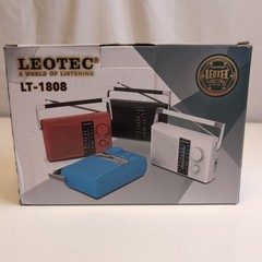 AM/FM Radio with Best Reception AC or Battery Operated Portable Radio with Big