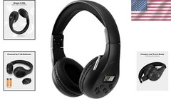 Wireless FM Radio Ear Muffs with Adjustable Headband – Perfect for Jogging