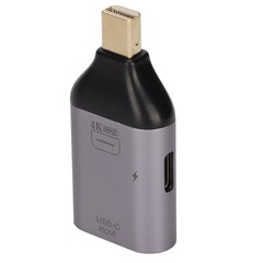4K 60Hz USB C Female to Mini Displayport Male Adapter Converter and PD Power