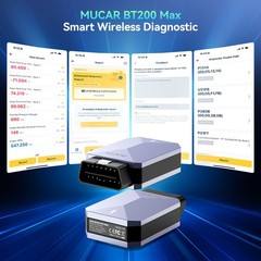 2025 NEW MUCAR BT200 MAX OBD2 Scanner Code Reader All System Car Diagnostic Tool