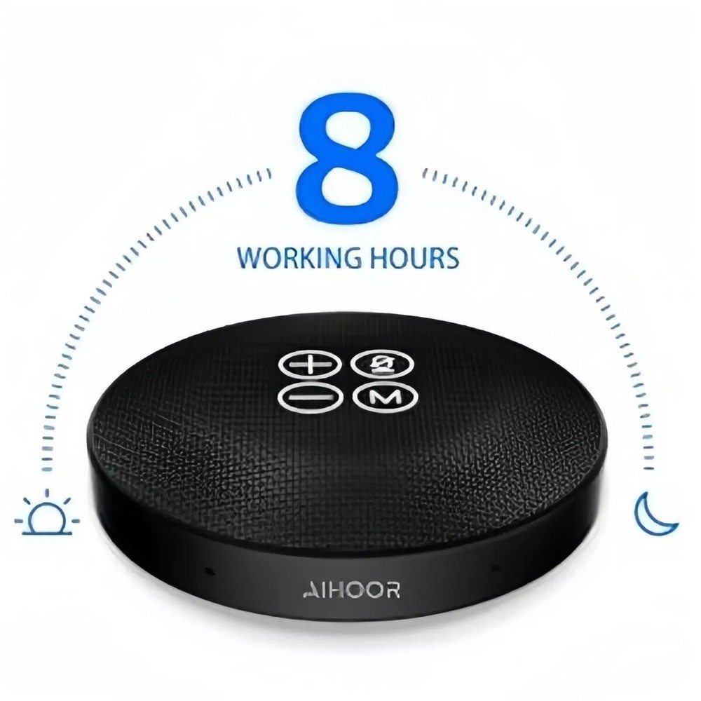Wireless Bluetooth Speakerphone w/ Microphone Conference Speaker for Meeting USA