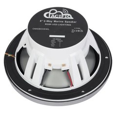 Pacific Audio 8″ 2-Way Marine Boat Speakers (pair) Audio System 200W 12V RGB LED